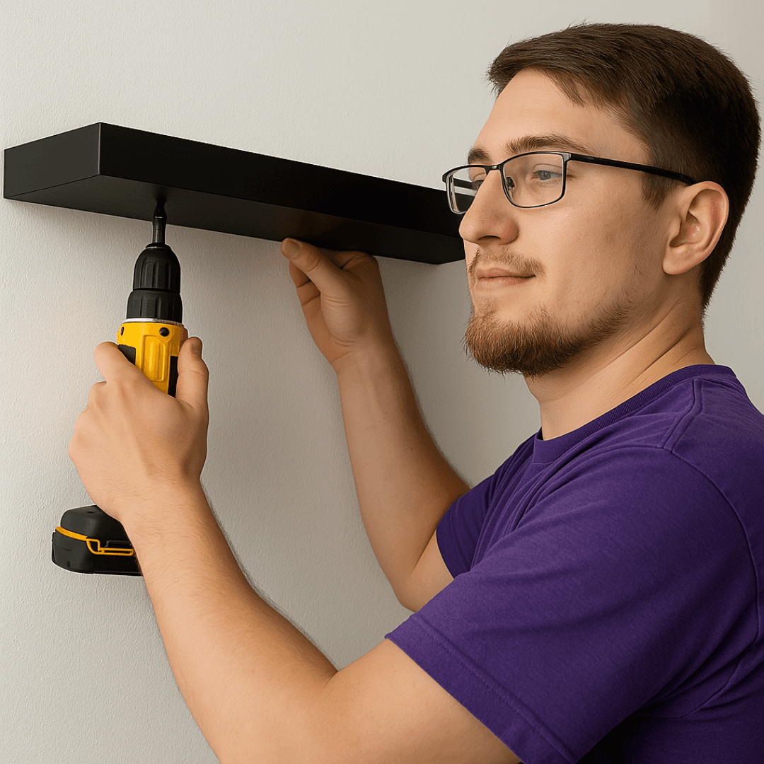 Instalación de Repisas en Pared Instalación de Repisas en Pared